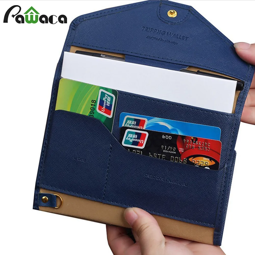 

Travel Wallet Passport ID Card Storage Bag Cover Credit Card Holder Case Leather PU Protector Driver's License Organizer