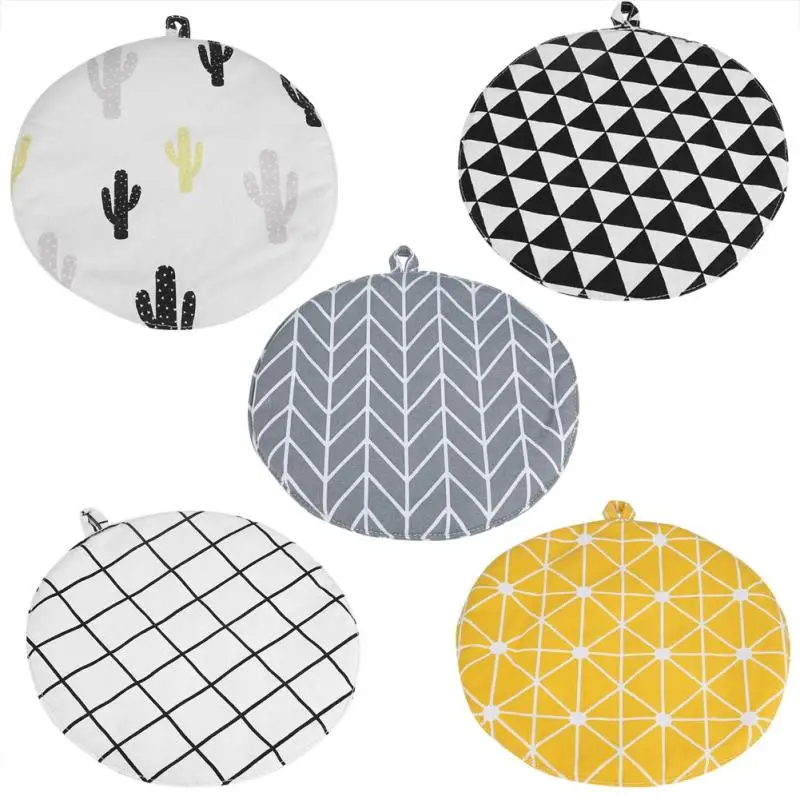 

1pc Home Creative Cotton Linen Round Placemat for table Coaster Tea Cup Mats Hot Drink placemat Pads