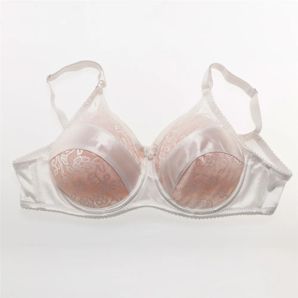  1000g/pair D Cup Crossdresser Silicone Boobs+Sexy Pocket Bra Set Transgendered Shemale Drag Queens 