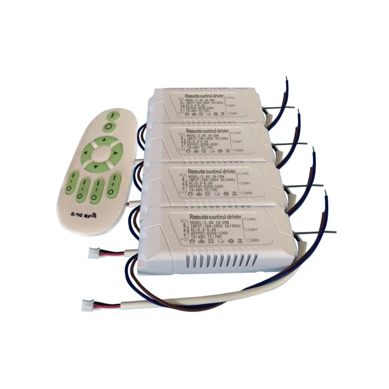 

18-28W 250mA 2.4G remote control LED driver lighting transformer for color-changeable,dimming panel light downlight ceiling lamp