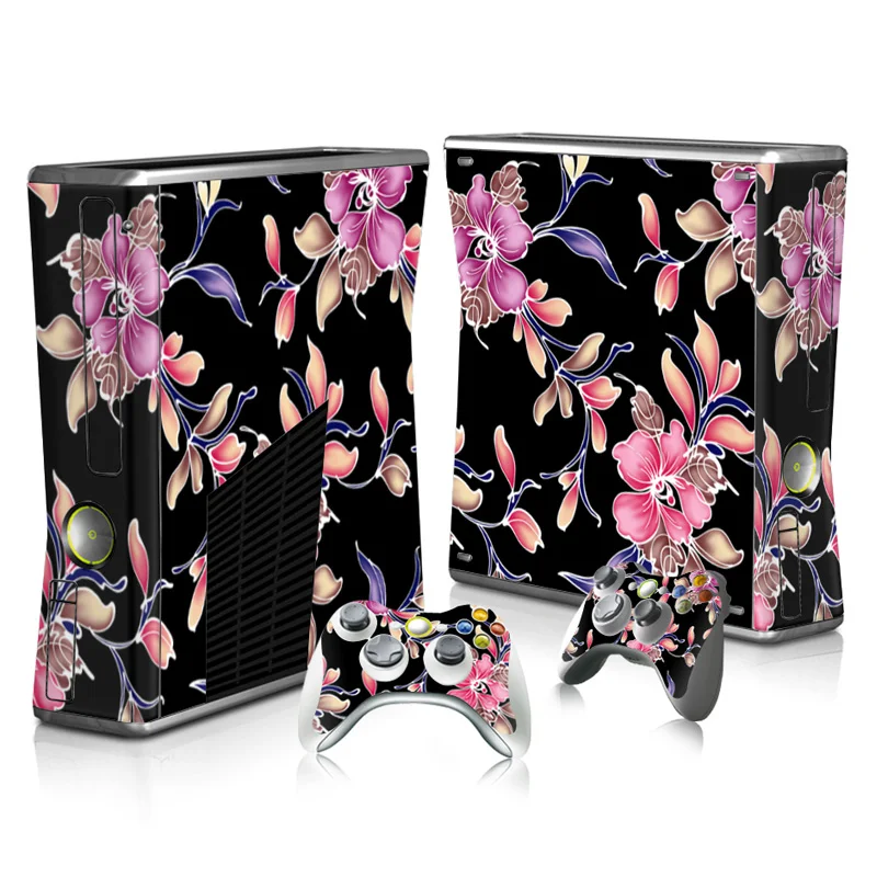 

New Style Protective Vinyl Skins for xbox 360 slim Sticker Skin