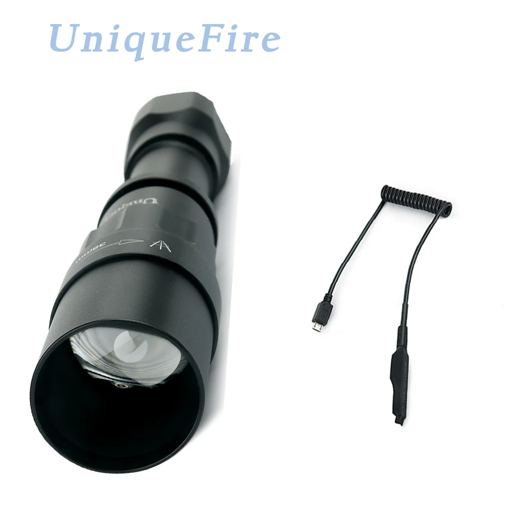 

UniqueFire 1605 Zoomable 4715AS 38mm lens Infrared 850nm Flashlight 3 Modes Night Vision torch Rechargeable For outdoor Hunting