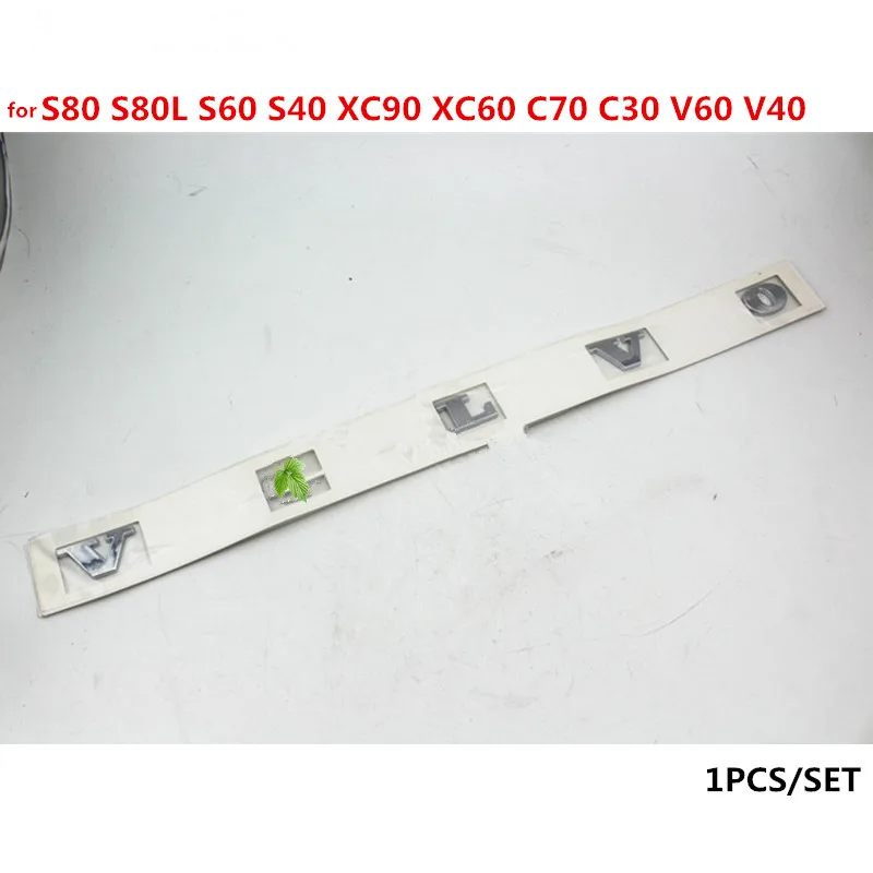 

Car trunk trunk lid ABS letters logo Backup trunk box for VOLVO C70 C30 S60 S60L XC90 XC60 V60 V40 S80 S80L 1PCS/ Car styling