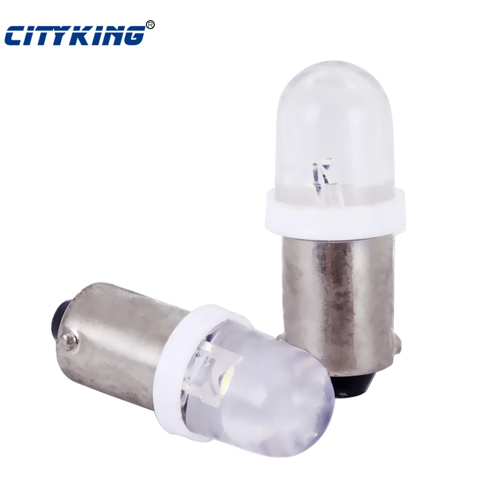 

10pcs Car LED Bulb BA9S led T11 T4W BA9S H6W 1led Convex DC12v Interior Bulbs Dashboard Light Car Light Sourse