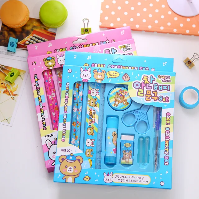 Great Lovely Theme Stationery Set Cute Pattern Candy Color Stationery