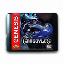Gárgulas de 16 bits da Sega MD Cartão de Jogo para o Mega Drive para Genesis