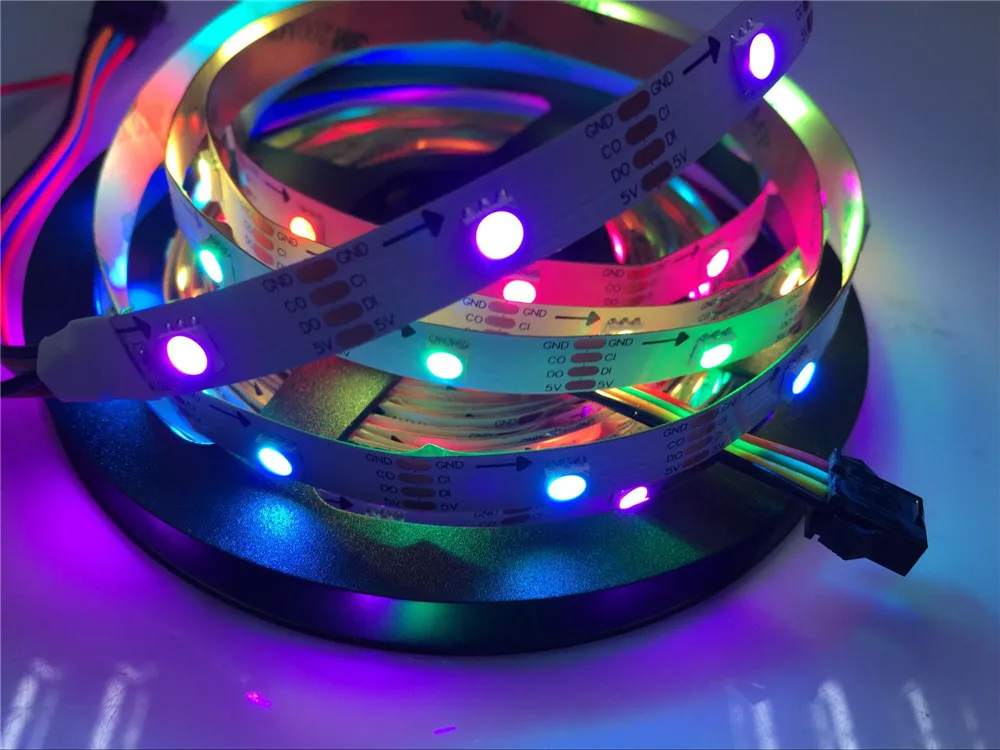 APA 102 CHIPS PROGRAMMABLE STRIPS PIXEL LIGHTS (1)