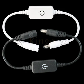 

Itouch LED Dimmer itouch Switch with DC Female / Male Plug For Single Color LED Strip Lamp DC 12V/24V In Line Style Black White