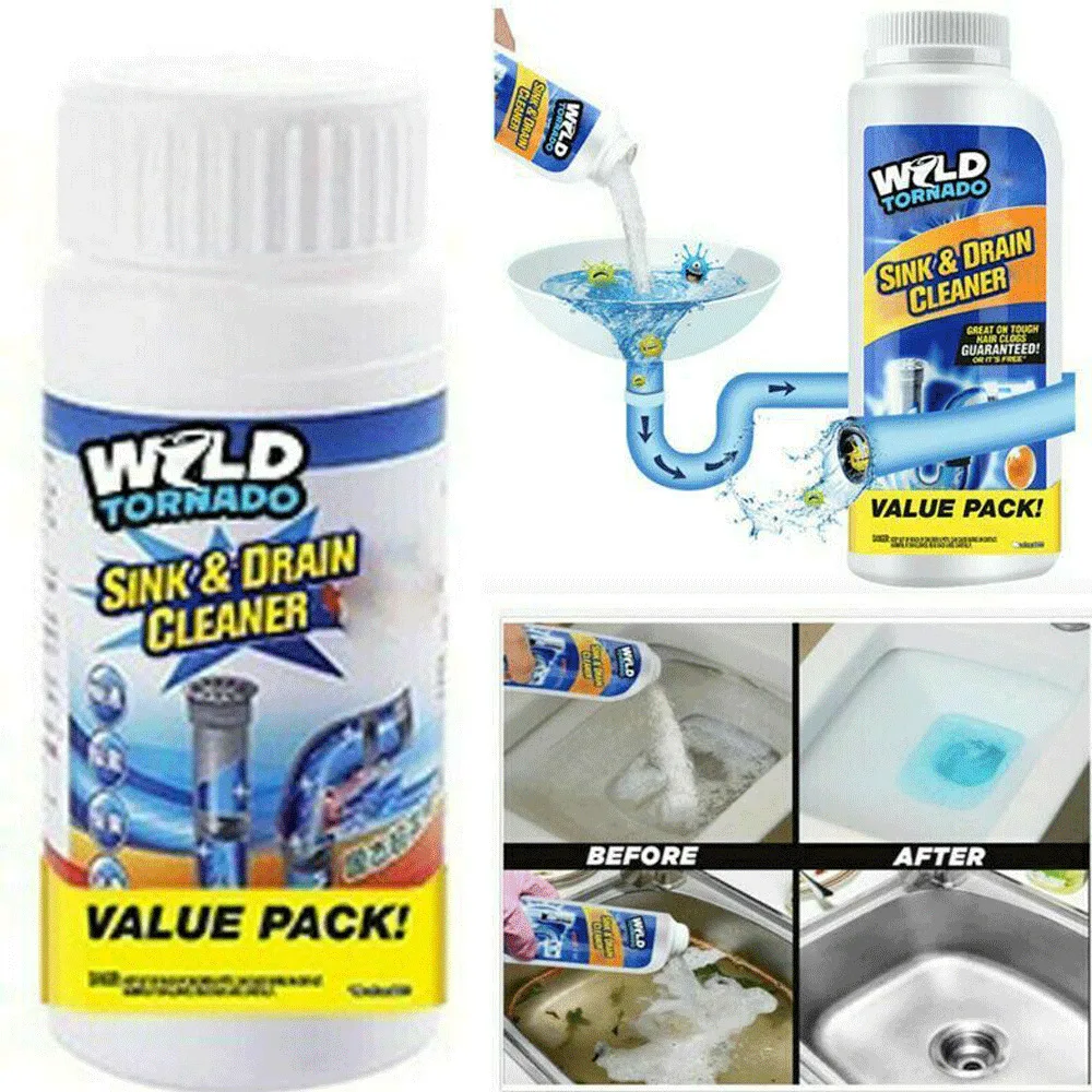 

2019 Hot Powerful Sink Drain Cleaners Portable Powder Cleaning Tool Super Power Amazing All-Purpose Quick Foaming Toilet Cleaner