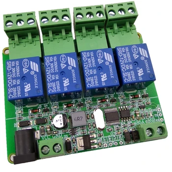 

Fresh Air System Controller Modbus RTU 4 Relay 485 Communication 9V-24V Input