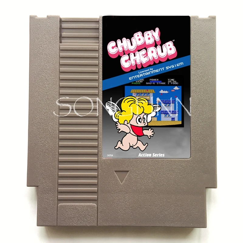 Chubby Cherub игровая карта картридж для 72 контактной 8 битной игровой консоли ретро