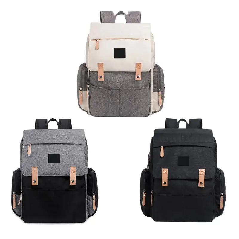 

Mommy Diaper Bags Large Capacity Travel Nappy Backpacks with Changing Mat Baby Nursing Bags