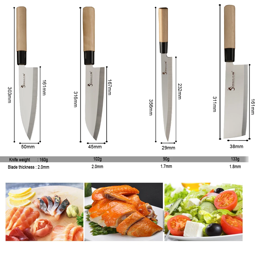 SOWOLL Japanese Chef Stainless Steel Knife Set Ultra Sharp Blade Slicing Sushi Sashimi Kitchen Knife High Quality Knives Set SOWOLL Japanese Chef Stainless Steel Knife Set Ultra Sharp Blade Slicing Sushi Sashimi Kitchen Knife High Quality Knives Set