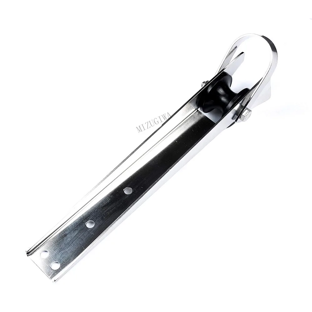 

Marine Bow Roller Stainless Steel Anchor Roller 15" Self Launch Bow Roller for Fluke Style Anchors