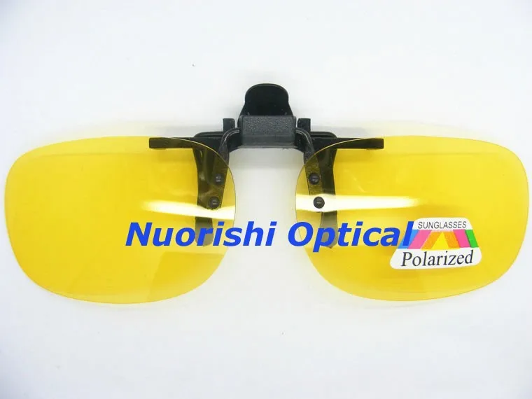 20 штук CP01 ночь Поляризованные клип на Солнцезащитные очки для женщин tac объектив с uv400 клип на объектив Желтый поляризационные Очки