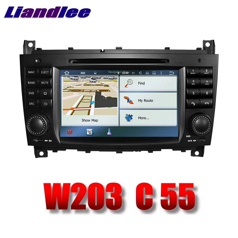 Perfect Liandlee Car Multimedia Player NAVI For Mercedes Benz C 55 W203 MB 2004~2007 Touch Screen System Radio DVD Stereo GPS Navigation 4