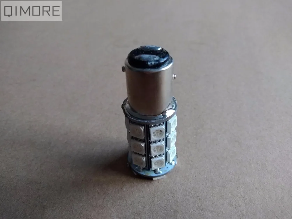 1 шт. 12 В 1157 S25 BA15D 27 SMD светодиодный ная лампа для скутера мотоцикла автомобиля стоп