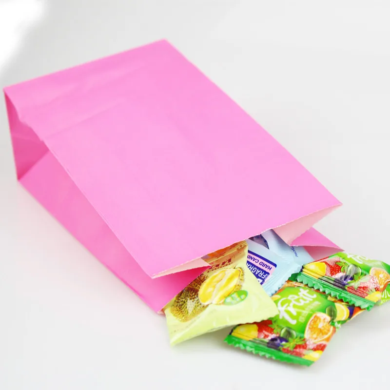 Zilue крафт-бумажные пакеты, 10 шт./лот, сумки в горошек, для детской вечеринки, дня рождения, пищевая бумага, крафт-упаковка, подарочная упаковка