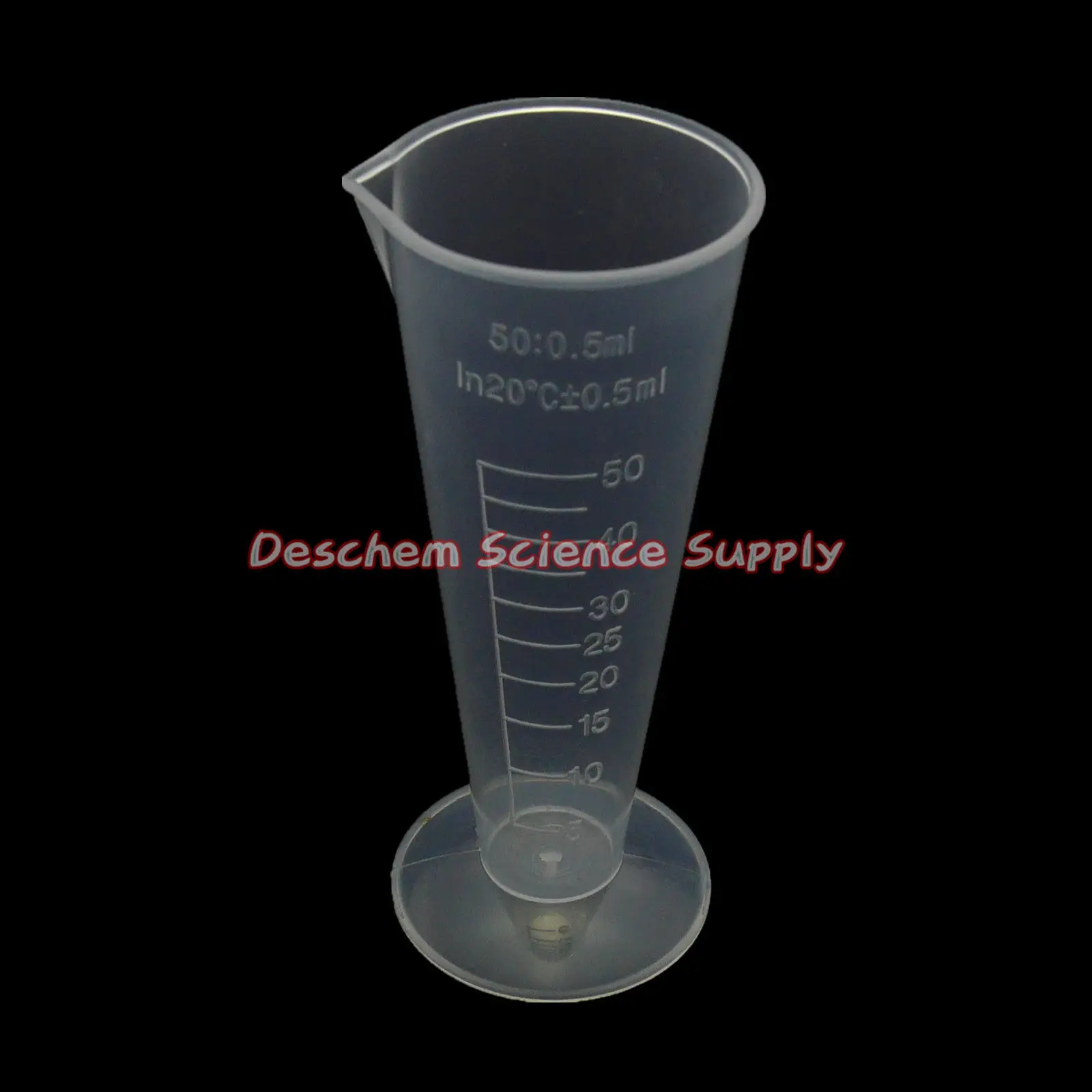 Buy 50mL Plastic Conical Measuring Cup,New Lab