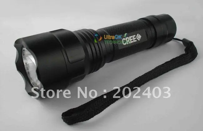 Super Bright CREE Q5 LED 300 Lumen 3-Modes Flashlight Torch Waterproof
