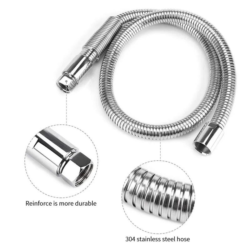 Kitchen Sink Faucet Pre-Rinse Spray Valve with Handle Grip High Pressured Sink Faucet Sprayer Head for Replacement Kit of Commercial Home Faucet (5)