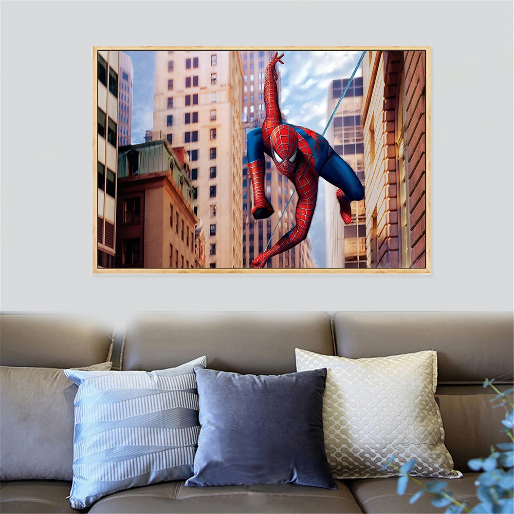 Modern Print Hanging Wall Art Marvel Characters Canvas Painting The