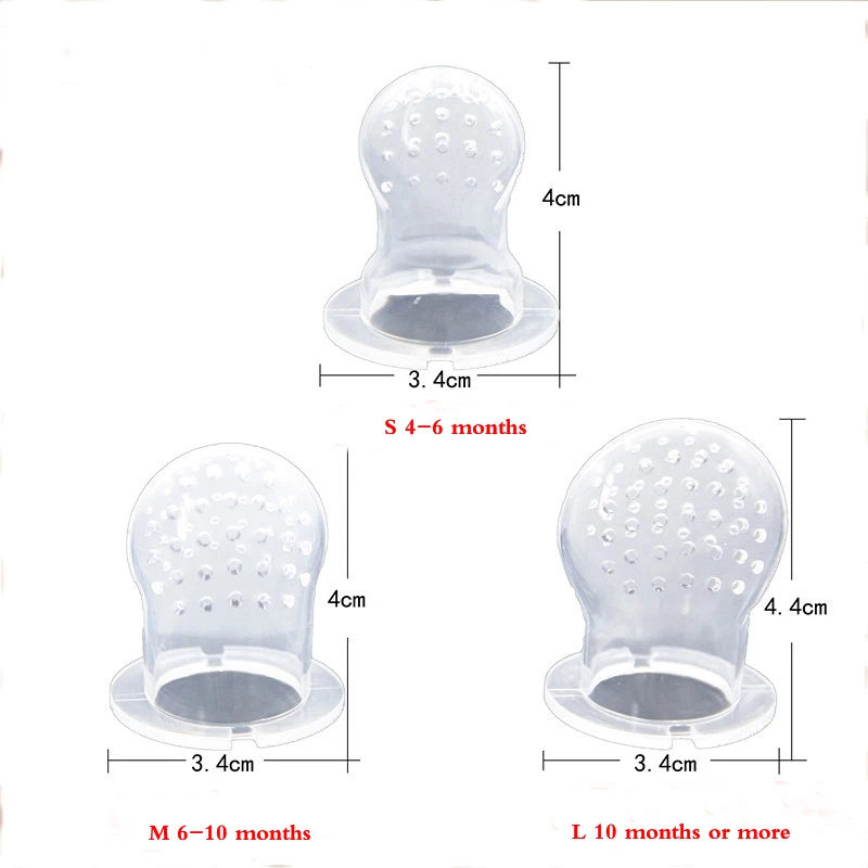 Baby Nimbler Pacifier clip For Fruit Infant Food Nibbler Holder Nipples Silicone Soother Nipple Feeding Teat Pacifier Bottles
