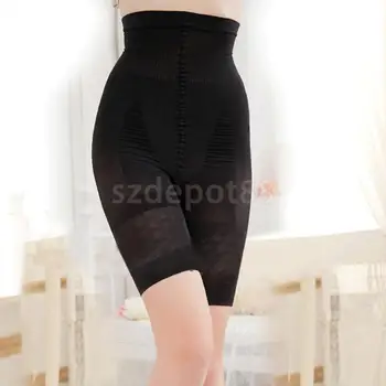 

Phenovo Slimming Body Shaper Tummy Butt Enhancer Girdle Pants Black L