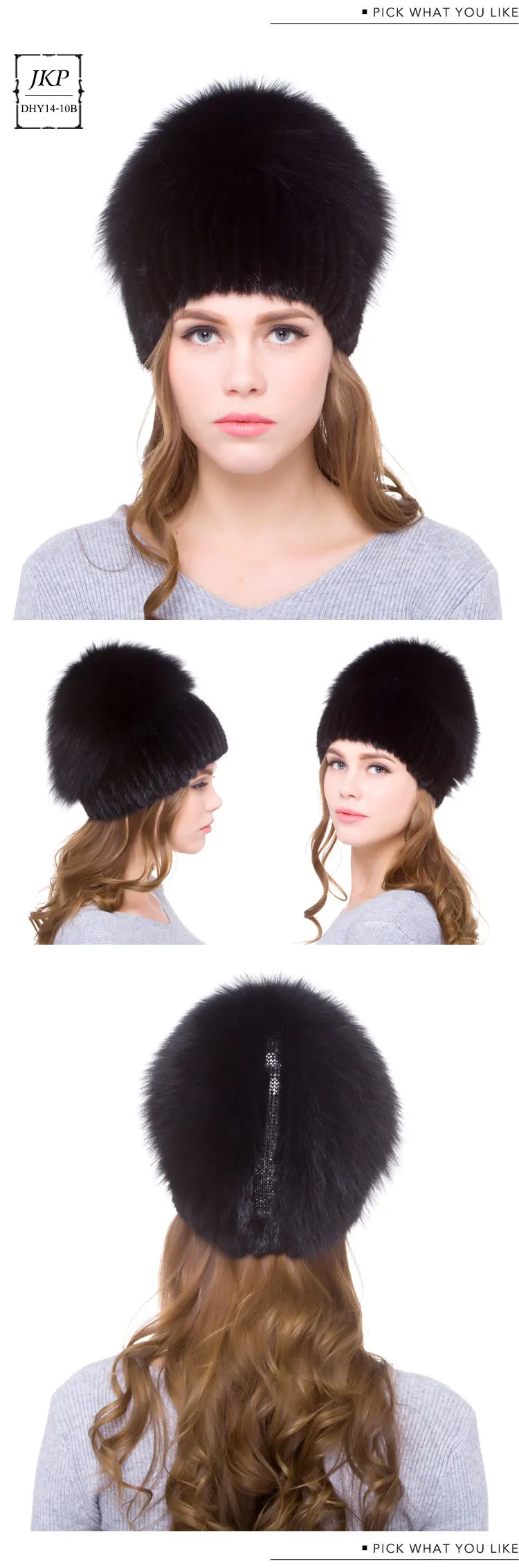 Женская шапка из натуральной кожи, норковая Кожаная шапка, женские зимние шапки, индивидуальный дизайн, модная новинка, скидка