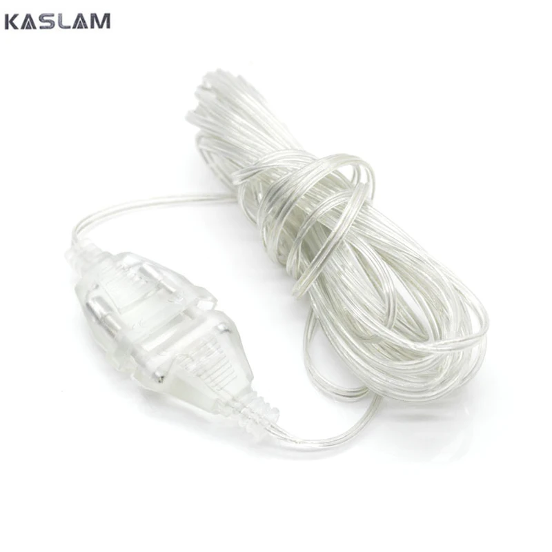 

2M Extender Wire Extension Cable US / EU plug for LED String Light Christmas Lights Garden Home Wedding Party Decoration
