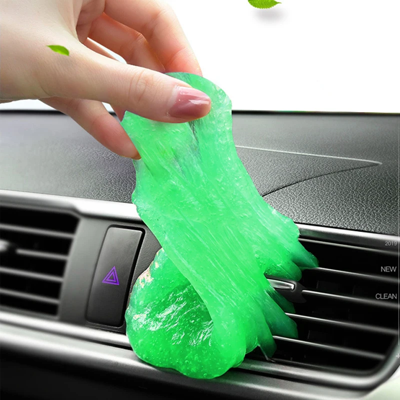 Hot Car Cleaner Glue Panel Air Vent Outlet Dashboard Laptop Home Magic Cleaning Tool Mud Remover Car Gap Dust Dirt Cleaner Soft