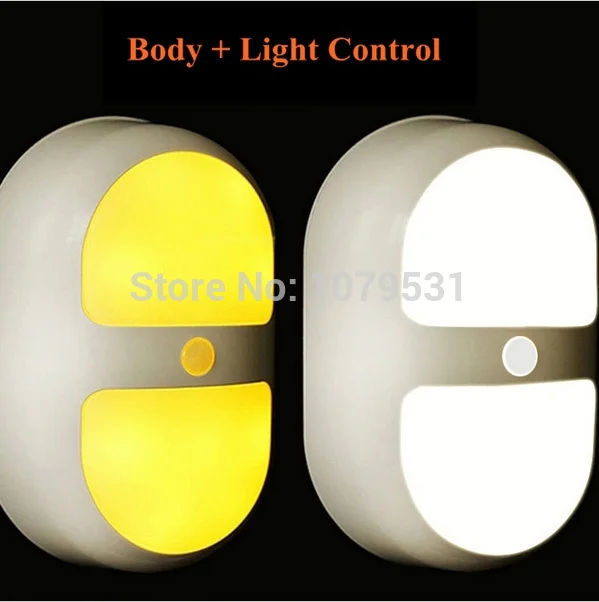 

LightInBox Battery-operated Light-controlled Stick-On LED Infrared Sensor Lamp Wall Light Body Motion Sensitive Night Light