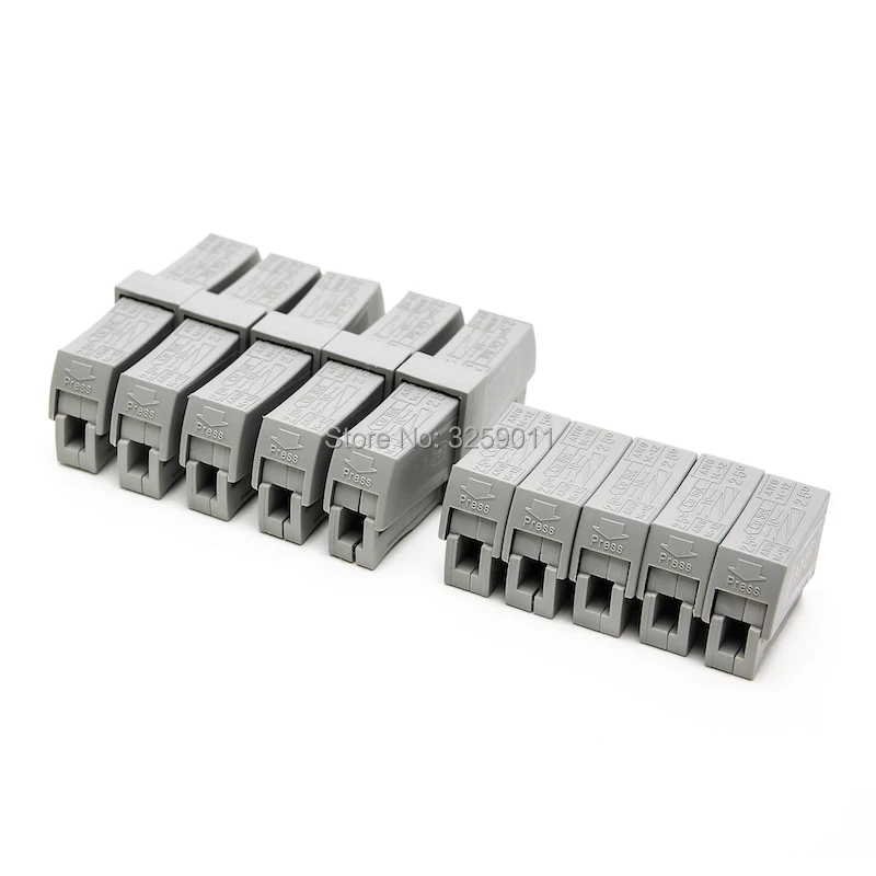 40PCS Push in Wire Lighting Terminal Blocks cable wire wiring