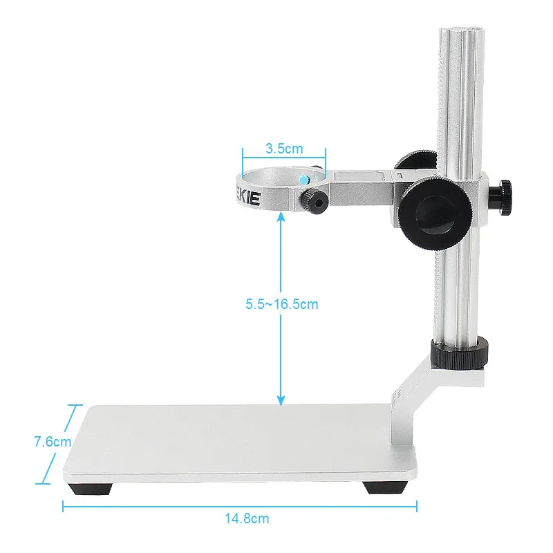 AOmekie переносной Алюминий Универсальный настольная подставка-держатель для электронных цифровой USB микроскоп Прочный