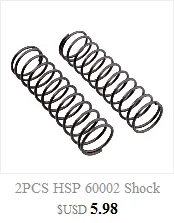 2 шт. Алюминий сплав 108004 амортизатор 08001 08058 08041 Длина 108 мм расстояние от центра отверстия 98 мм подходит для RC автомобиль 1/10 безколлекторная электрическая модель