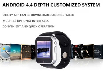 

MTK6572 Dual Core Android Smart Watch GW05 Upgrade A1 1.54" Screen 512MB Ram 4GB Rom Sim Card Bluetooth 3G WIFI Camera