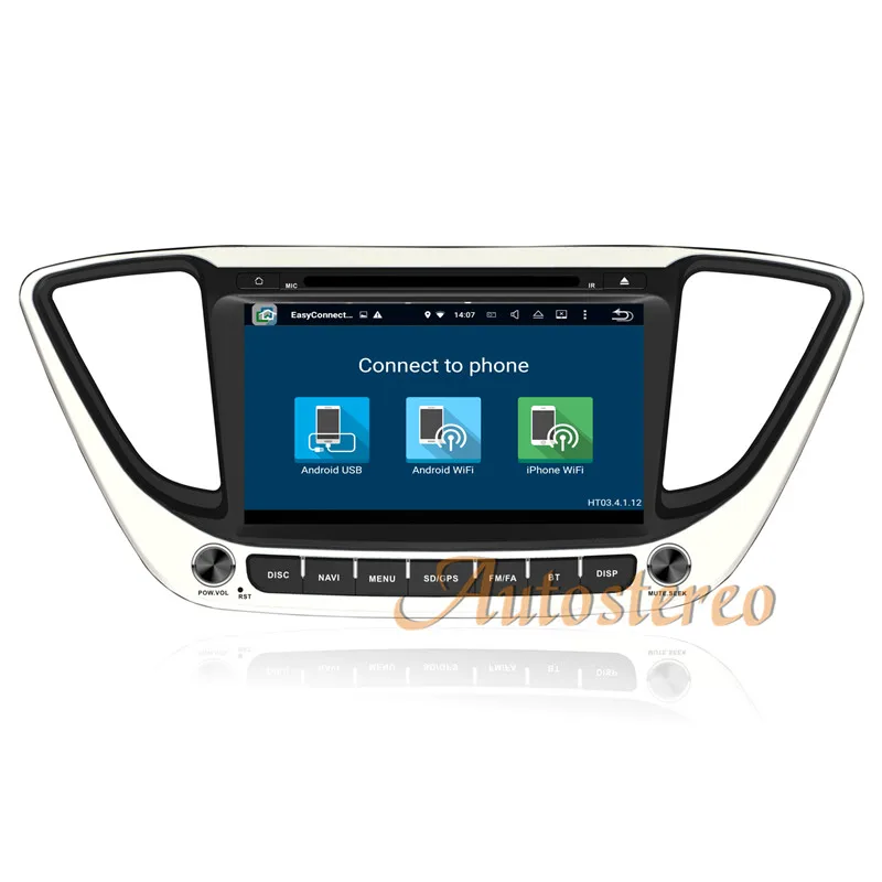 Flash Deal Android6.0 7.1 Car CD DVD Player GPS Navigation for Hyundai Verna 2016 2017 Radio Audio multimedia Player Autostereo Satnav 9