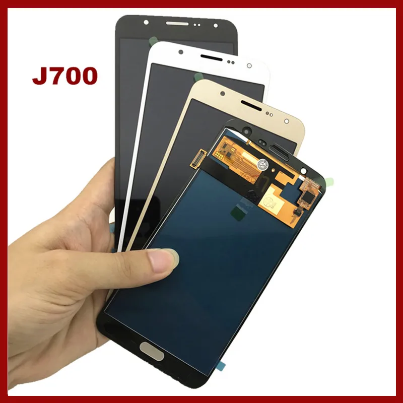 

Tested J700 LCD Replacement For Samsung Galaxy J7 2015 J700 J700F J700M J700H LCD Display With Touch Screen Digitizer Assembly