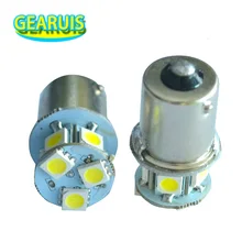 Гонконг 100 шт./лот 1156 P21W BA15s 8 SMD 5050 8smd указатель поворота лампы DC 12 В красные, синие желтый