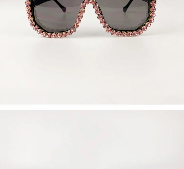 Вечерние Клубные солнцезащитные очки со стразами унисекс с блестящими кристаллами бриллиантовые оттенки элегантные модные негабаритные Квадратные Солнцезащитные очки женские FML