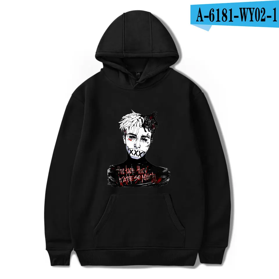 3D Aikooki Xxxtentacion толстовки мужские, толстовки рэп раппер хип хоп пуловер с капюшоном толстовки мужские/женские худи ххх - Цвет: 3D