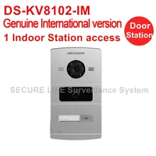 DS-KV8102-IM International version Water Proof Metal Villa Door Station with 1.3mp camera, Built-in IC Card Reader Loudspeaker