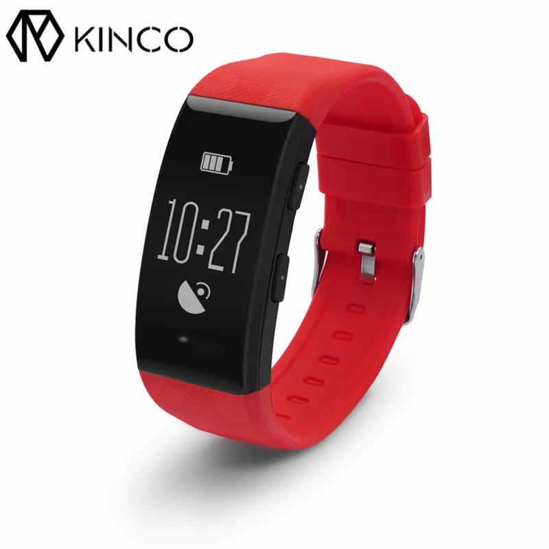 

KINCO Waterproof Distance Steps Heart Rate Monitor GPS bluetooth Sports Color Screen Bracelet Smart Wristband for IOS/Android