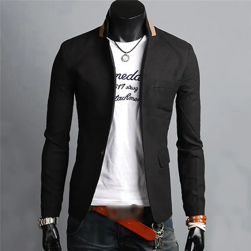 font b Mens b font Blazers Linen Thin font b Formal b font Business Jacket