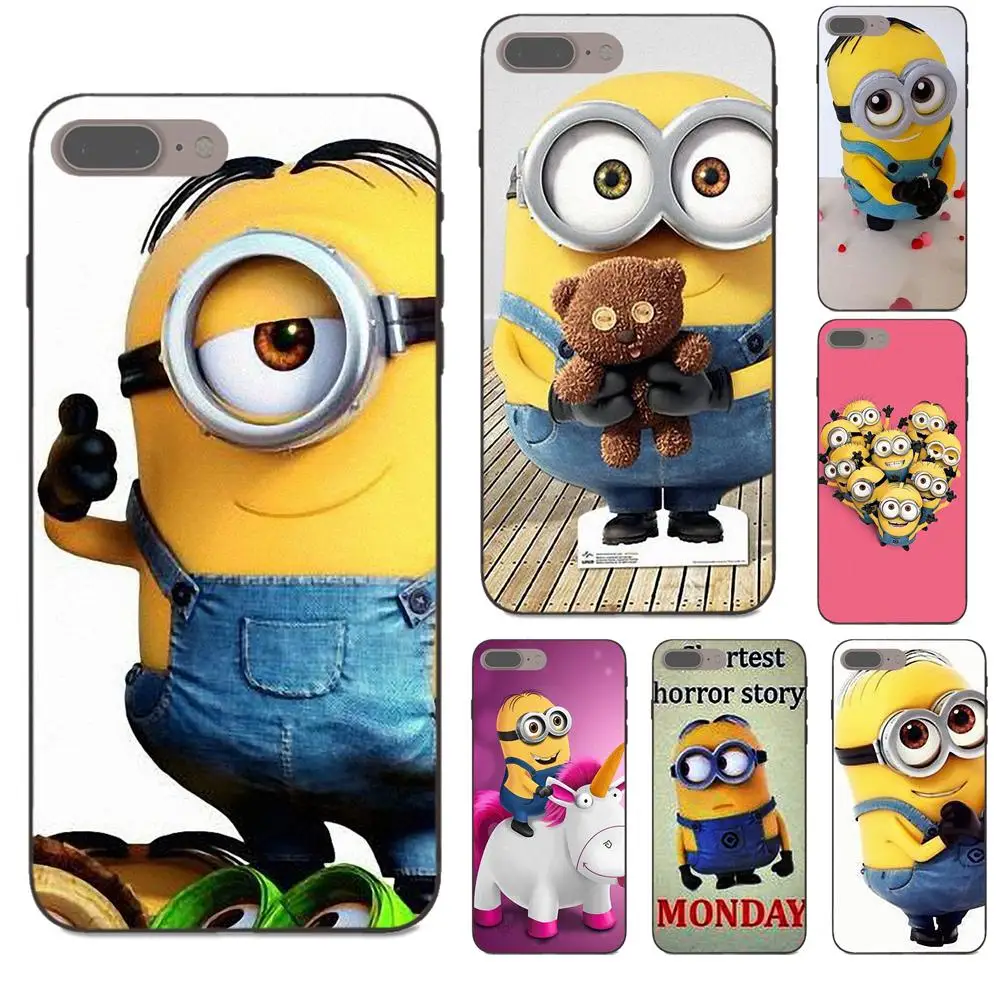 

Pattern Soft Phone Case For Samsung Galaxy Note 4 8 9 S3 S4 S5 S6 S7 S8 S9 S10 Edge Plus Lite I9080 G313 Women Men Cute Minions