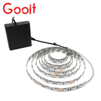 

5050 RGB LED strips lights 5V Usb for Led tape Lamp with RGB controller battery pack