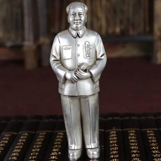 

A rare fine copper bronze ornaments Chairman Mao statues Home Furnishing crafts decoration gift