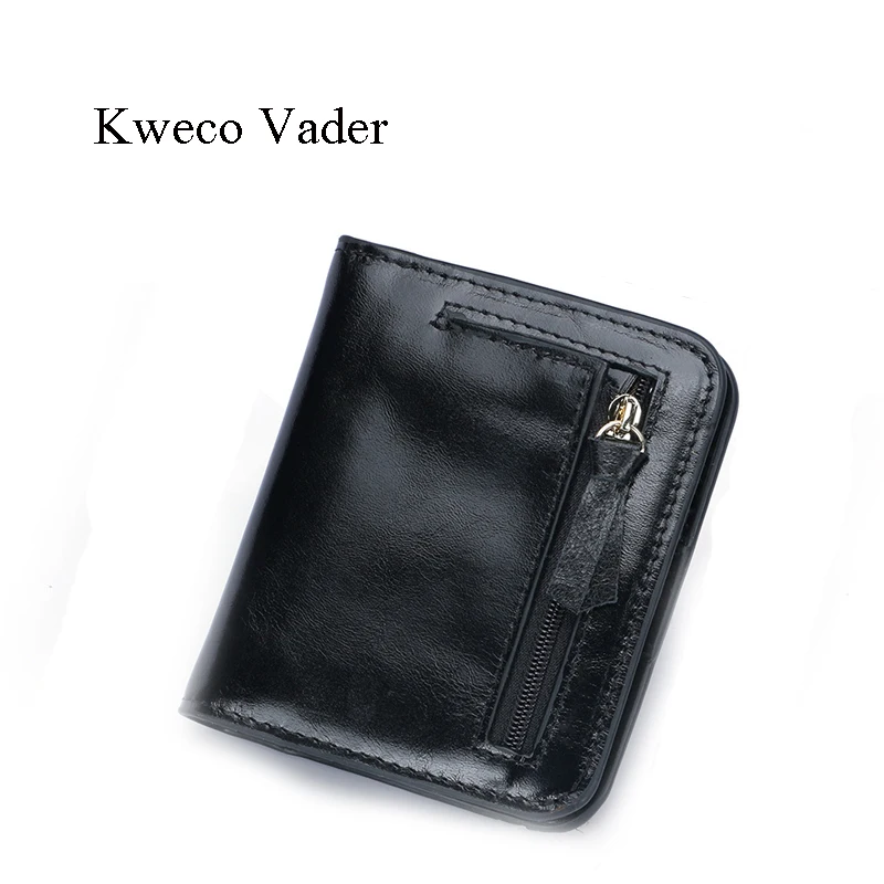 Женский кошелек из натуральной кожи Kweco Vader модный с карманами для монет