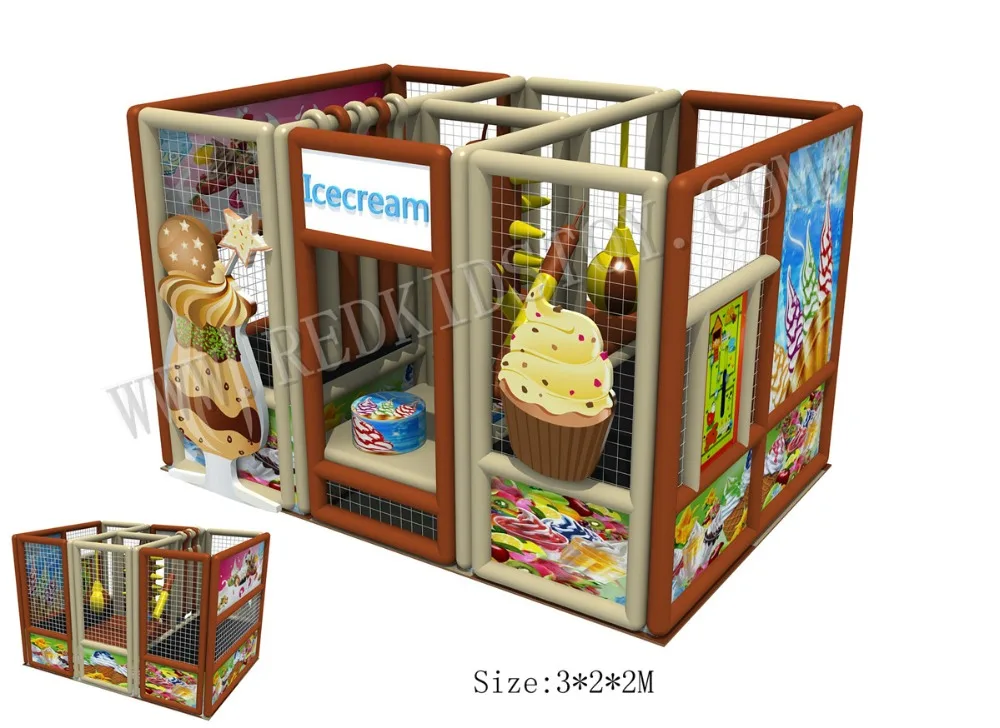 Assembled Indoor Soft Playground for Coffee Shop Easy to Install Just