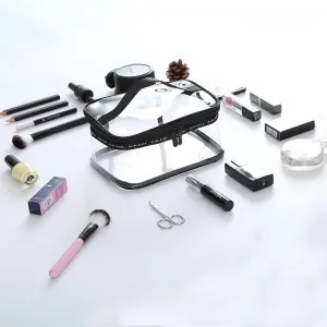 المياه واقية PVC حقيبة مستحضرات تجميل شفافة/الحقيبة beutican المنظم المكياج مكعبات تعبئة/حالة/داخل حقيبة المرأة كبيرة/متوسطة /صغيرة